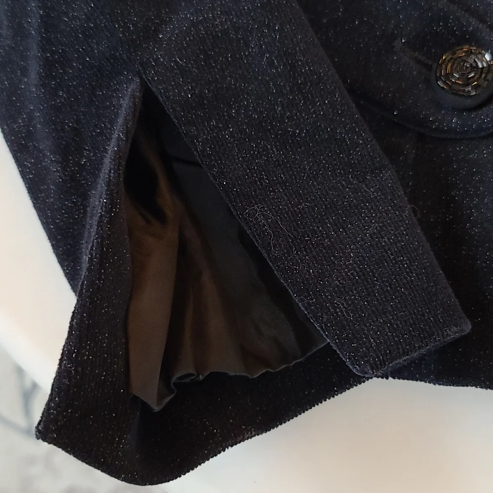 Bisou Bisou Black Sparkly Jacket - Picture 13 of 16